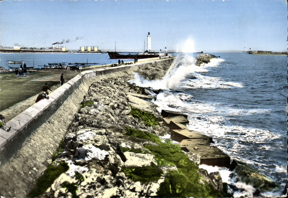 A doca em Sète — tempo forte — Editions S.L. n°15664 - Frente