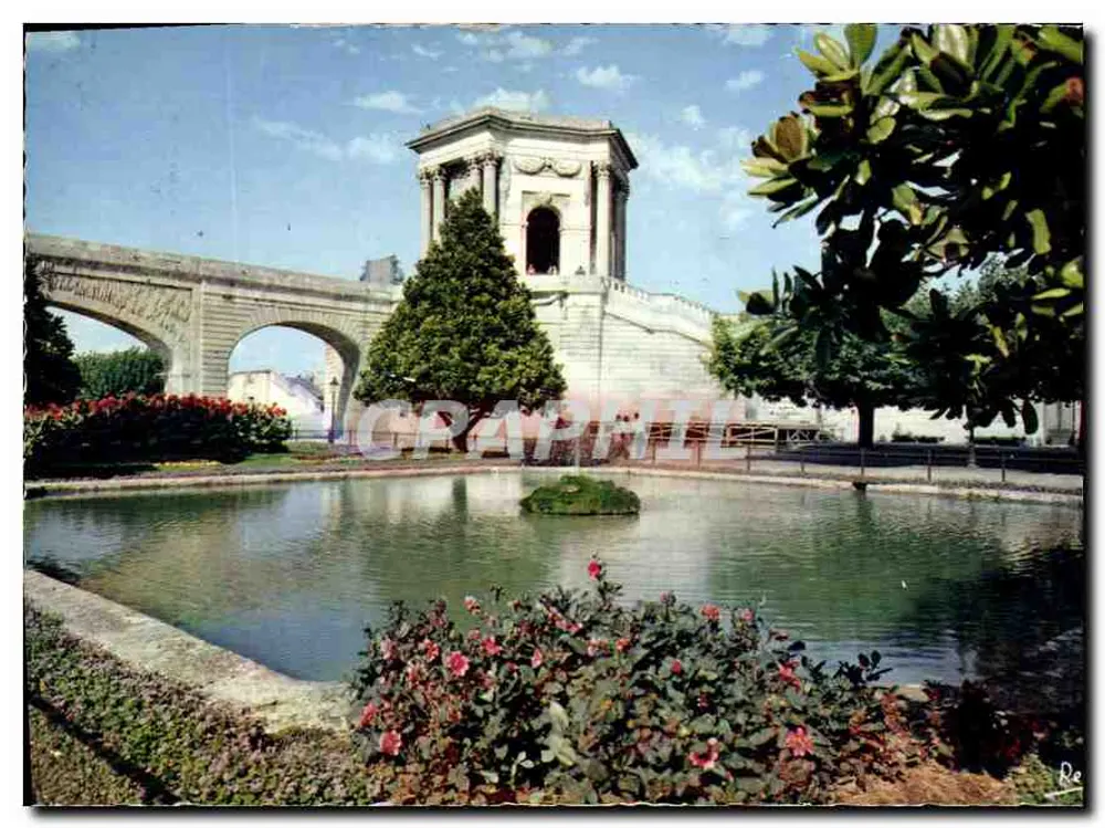 Jardin du Peyrou — Die Wasseruhr — Éditions Riche de son Passe - Vorderseite