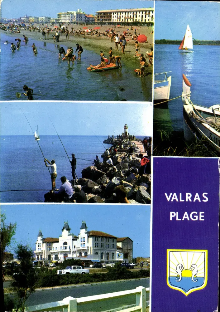 Valras Plage — Strand, Leuchtturm, Kasino — Éditions d'Art Toulousaine - Vorderseite