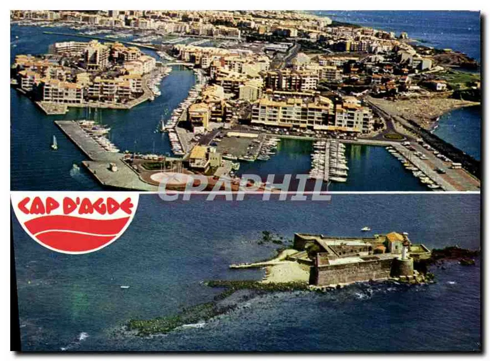 Cap d'Agde — Luftbild — éditions de France - Vorderseite