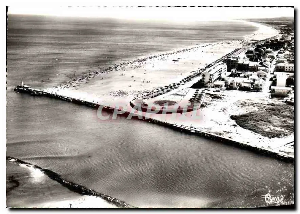 Valras-Plage — Panoramische Luftaufnahme und der Strand — Éditions Aériennes - Vorderseite