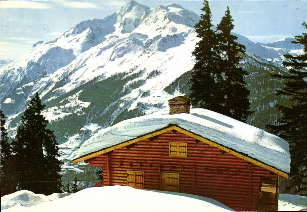 Schneechalet — Bourg-St-Maurice — Verlag: Combière Imprimeur Mâcon - Vorderseite