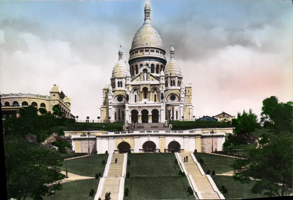 Paris - O Sagrado Coração — vista panorâmica — Edições do Globo - Frente