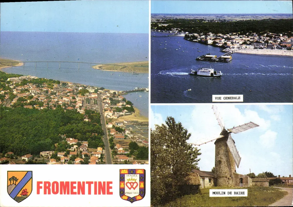 Fromentine — Algemene uitzicht, molen van Raire — Artaud Frères - Voorkant