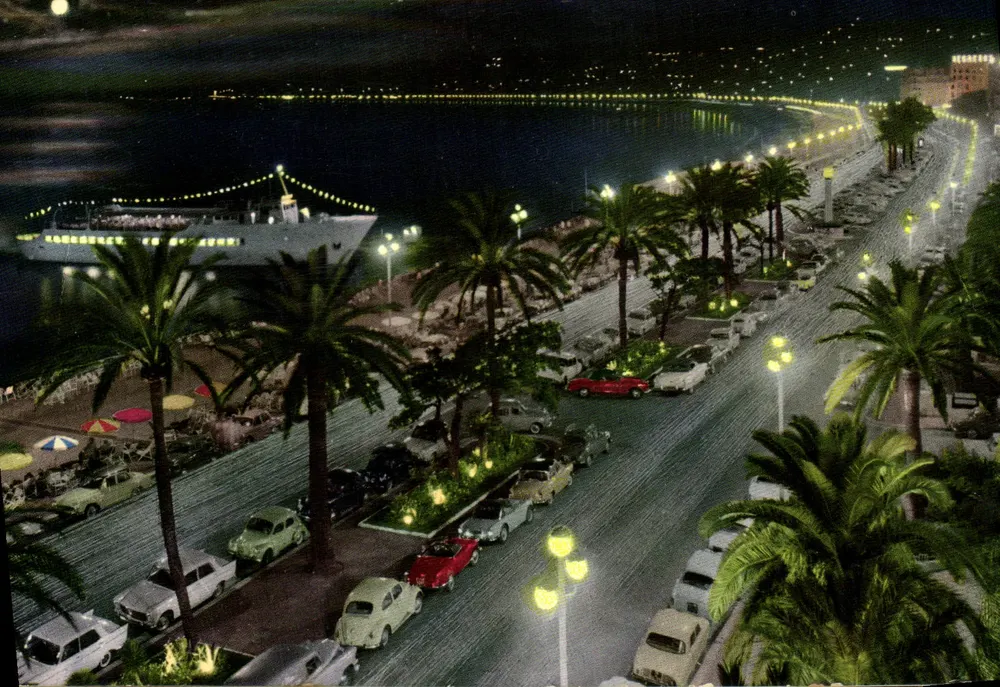 Côte d'Azur - Nice - Mondlicht über die Promenade des Anglais — Editions S.E.P.T. - 16/625 - Vorderseite