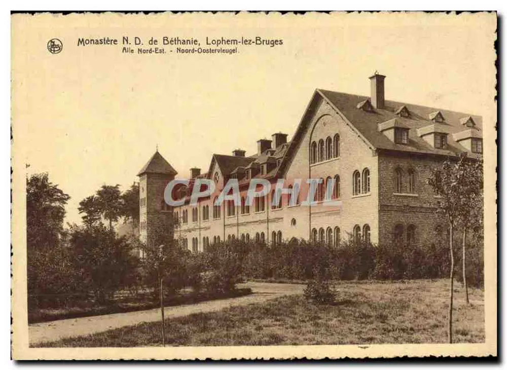Kloster N.D. de Béthanie, Lophem-lez-Bruges — Ansicht der Nordostflügel — Verleger Neis, Brüssel - Vorderseite