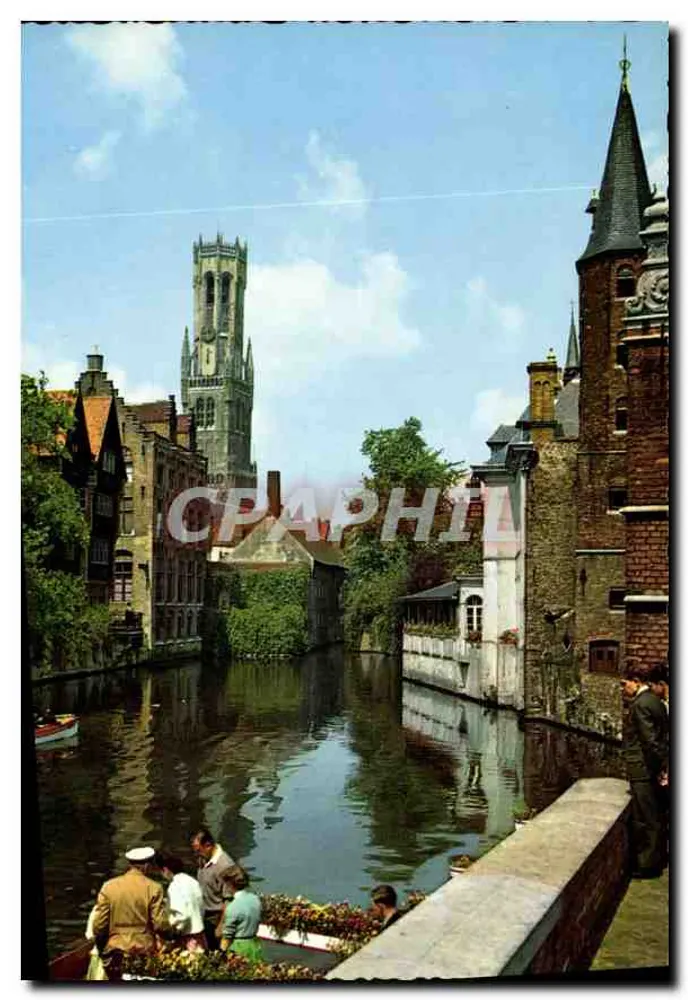 Bruges — Quai do Rosário e Sino — editor Kollath, n° 923/4 - Frente