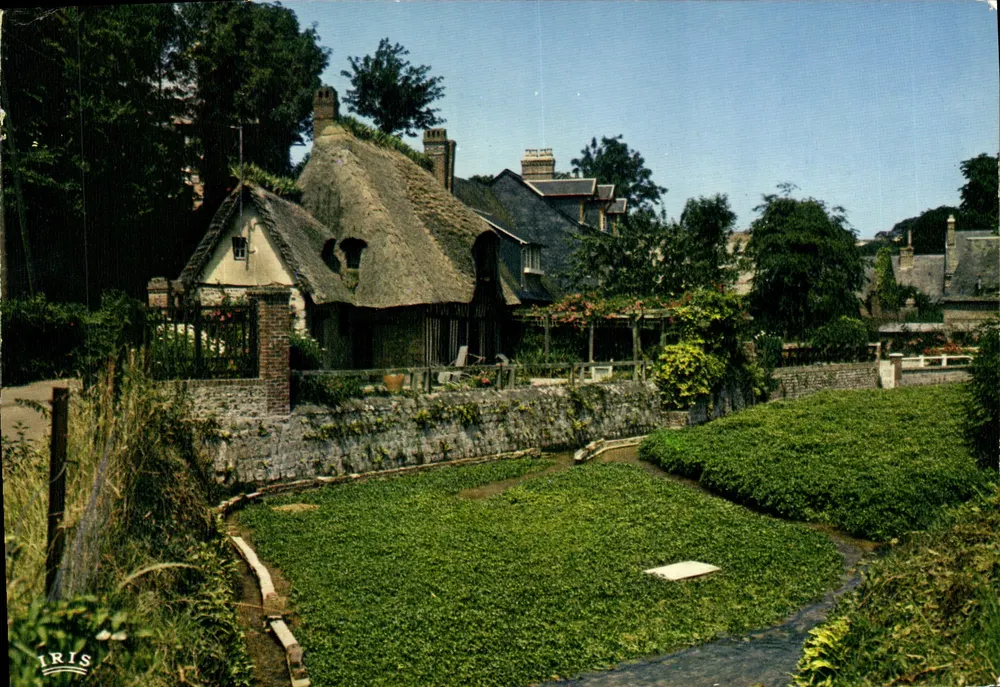 Normannisches Dorf mit Dach aus Stroh — Éditions Iris — n° 76.735.71 - Vorderseite