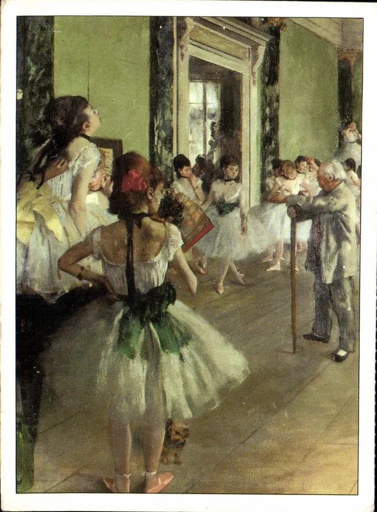 Die Tanzklasse — Werk von Degas — Verlag Spadem, Paris und Cosmopress, Genf - Vorderseite