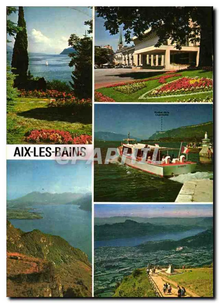 Aix-les-Bains — vista panorâmica e lago — n° 73 C 101 - Frente