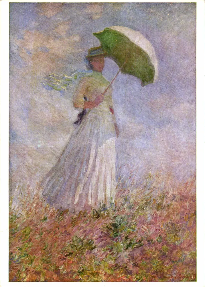 Frau mit Schirm — Claude Monet (1840-1926) — Editions BRAUN S.A. n°43 - Vorderseite