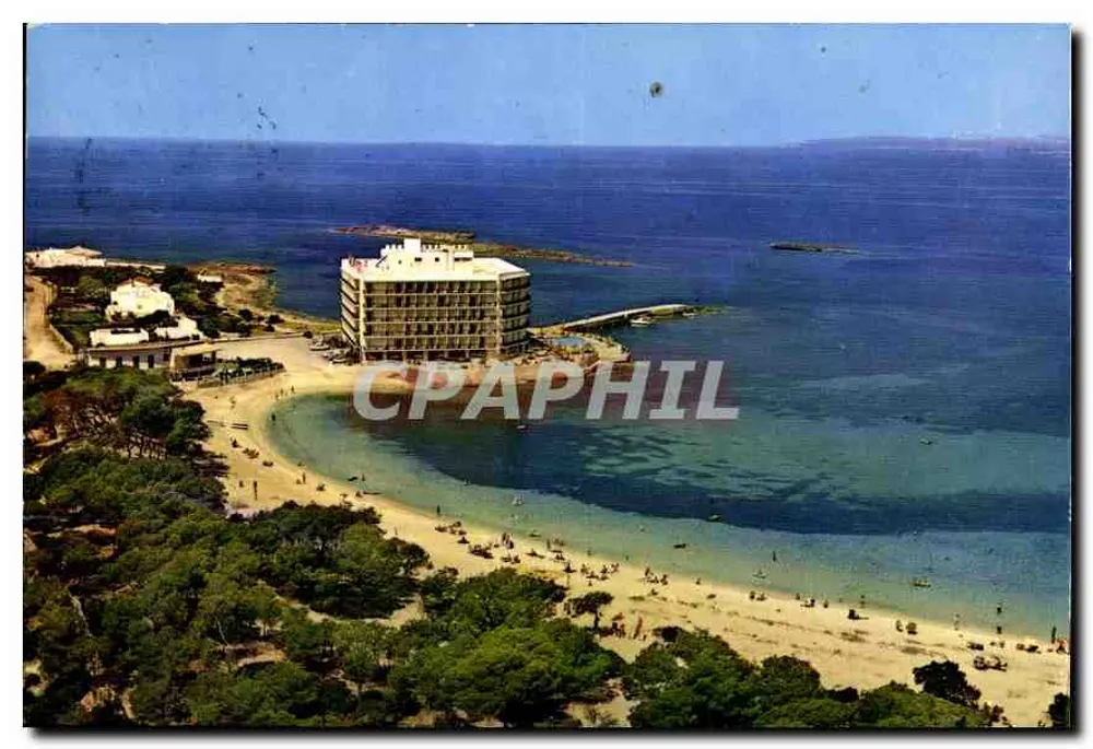 Praia e hotel Marques del Palmer — Mallorca — editor Fotocine Casa Planas, n° AE.410 - Frente