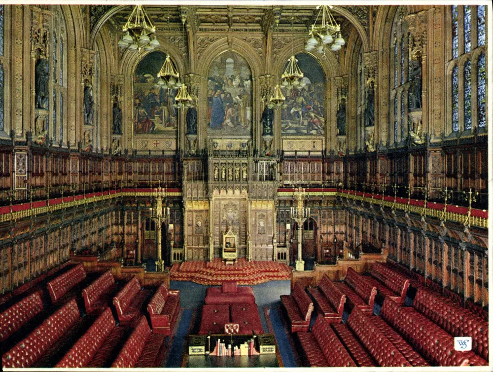 Chamber of Lords — Palast von Westminster — Walter Scott - Vorderseite