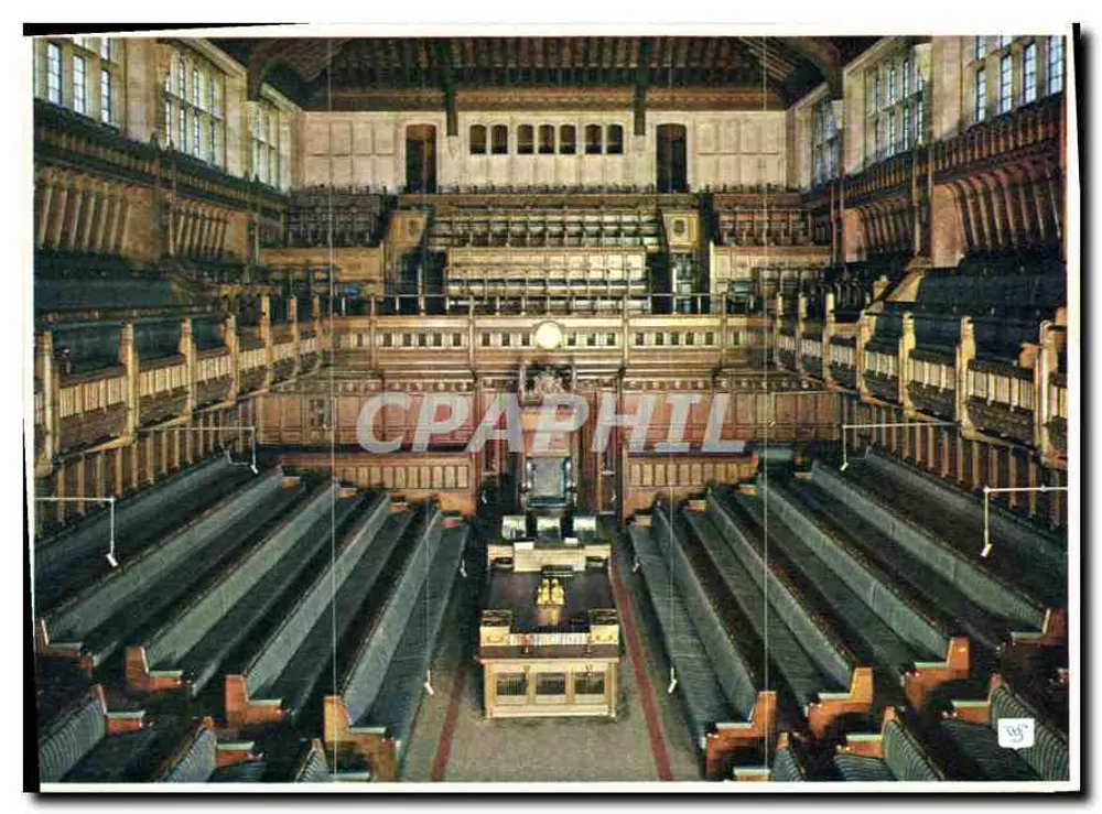Sala das Deliberações da Câmara dos Comuns, Westminster — Série Natural da Edição Walter Scott - Frente
