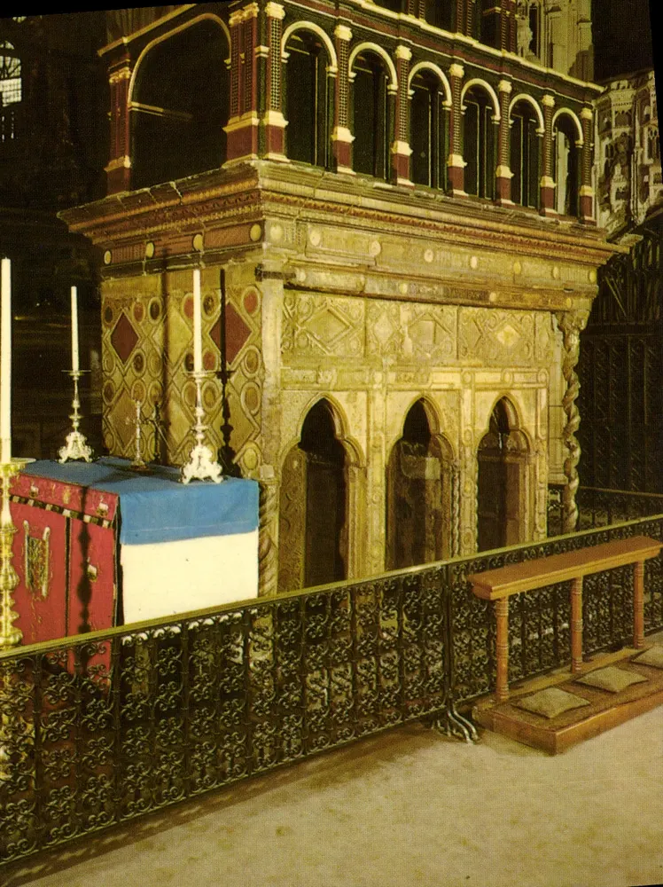Abadia de Westminster — O Santuário do Confessor — JARROLD & Sons Ltd, Norwich - Frente