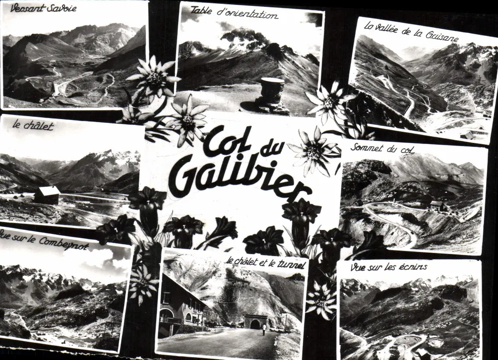 Col du Galibier — Panoramablick — Éditions de France Gesellschaft, Nr. 5959 - Vorderseite