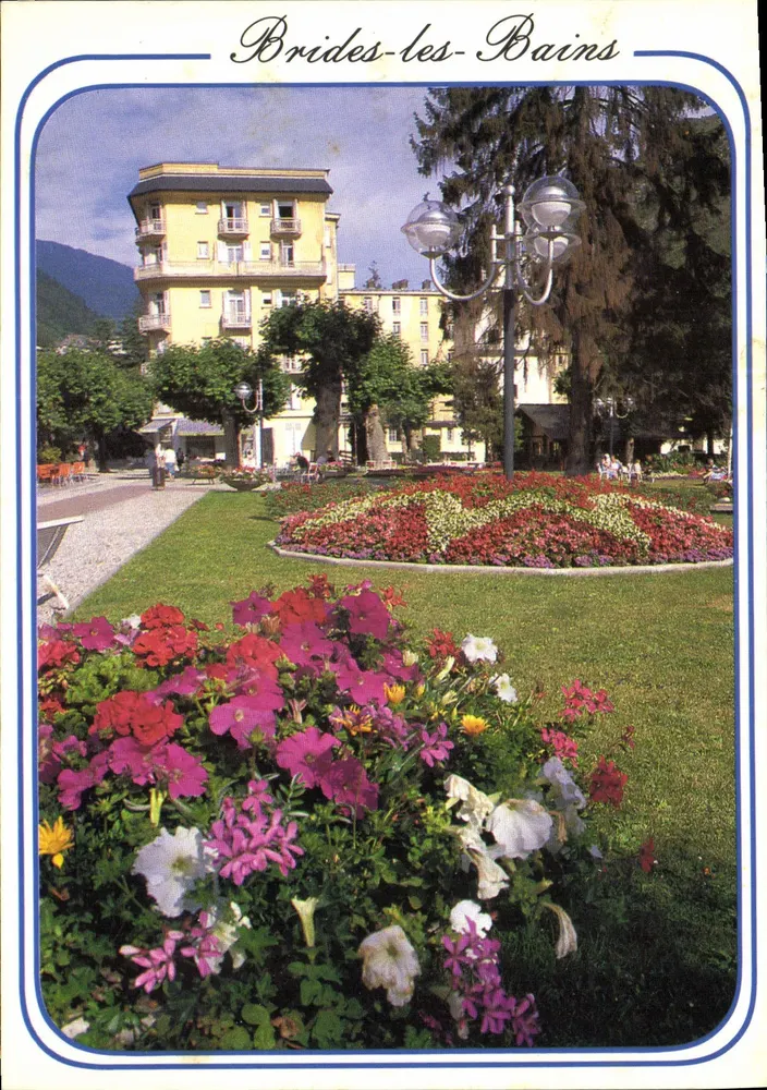 Brides-les-Bains — Blühende Gärten des Thermalparks — Éditions Raphaël Albertville - Vorderseite