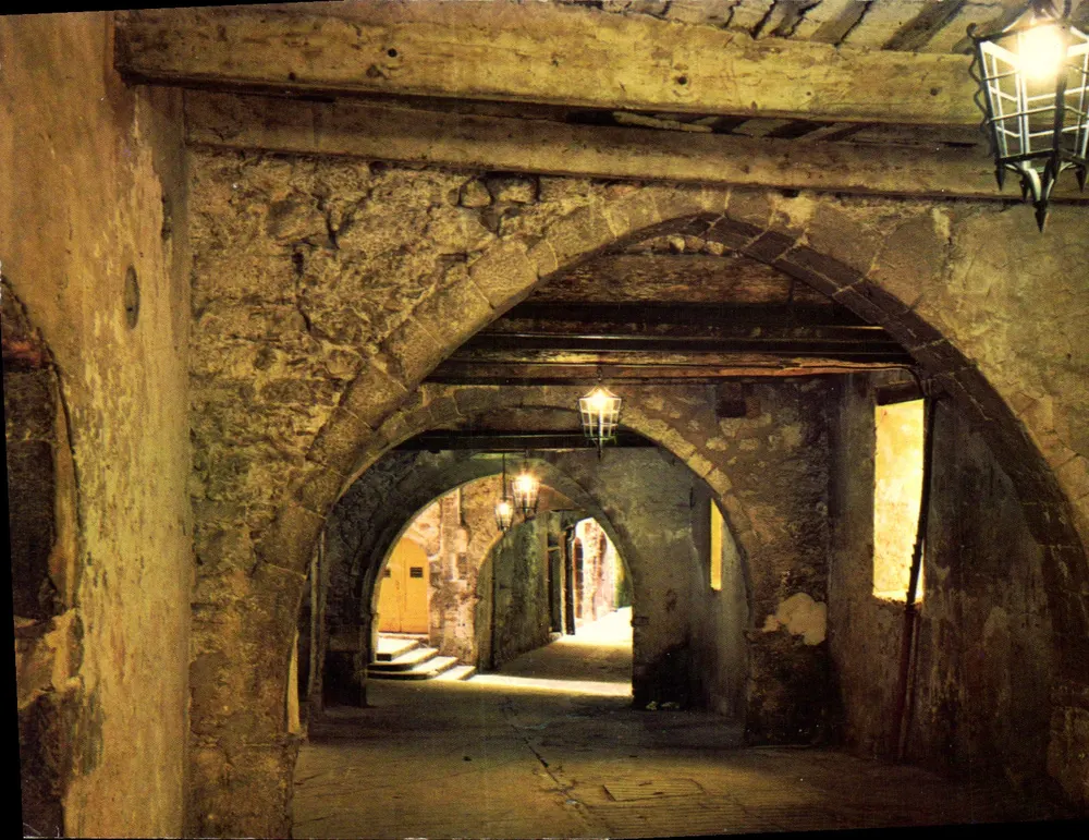 Villefranche-sur-Mer — Die dunkle Straße (13. Jahrhundert) — G.B. PAPILIA Editions - Vorderseite