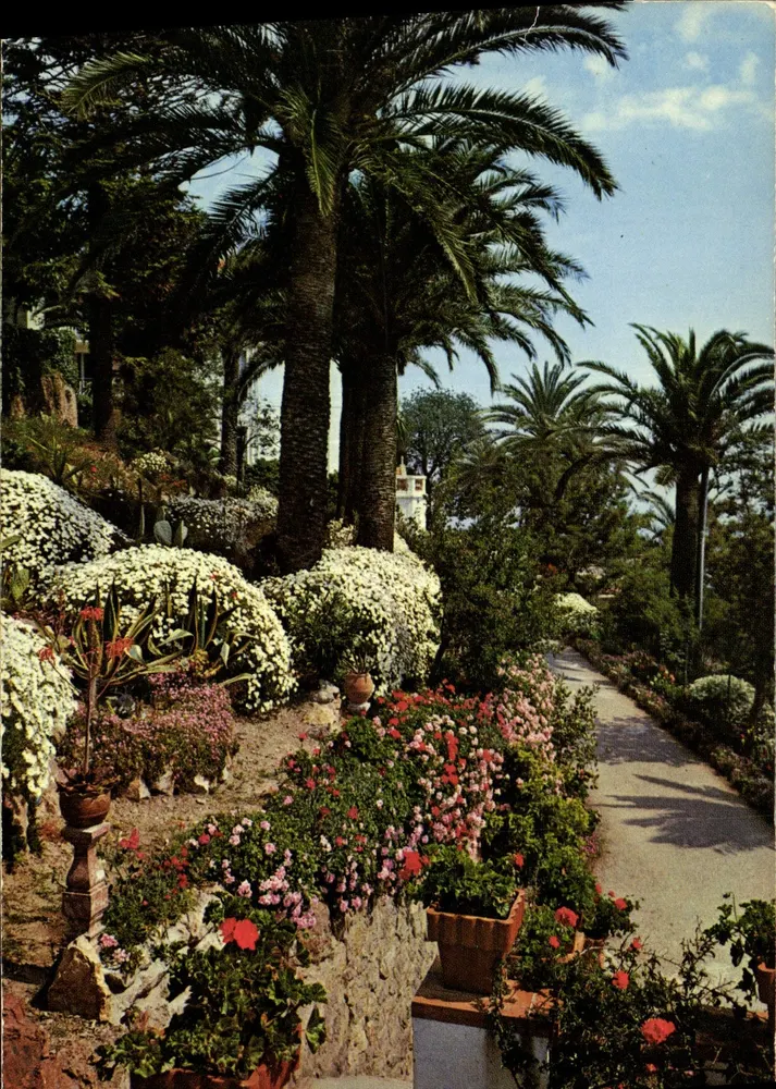 Jardim mediterrâneo em Nice — Côte d'Azur — Edições S.E.P.T. - 70-141 - Frente