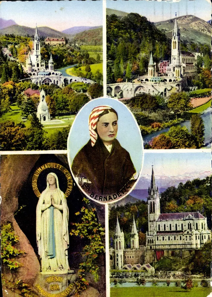 Lourdes — Santuário de Nossa Senhora de Lourdes e Santa Bernadette — Edições ADIA Quinault - Frente
