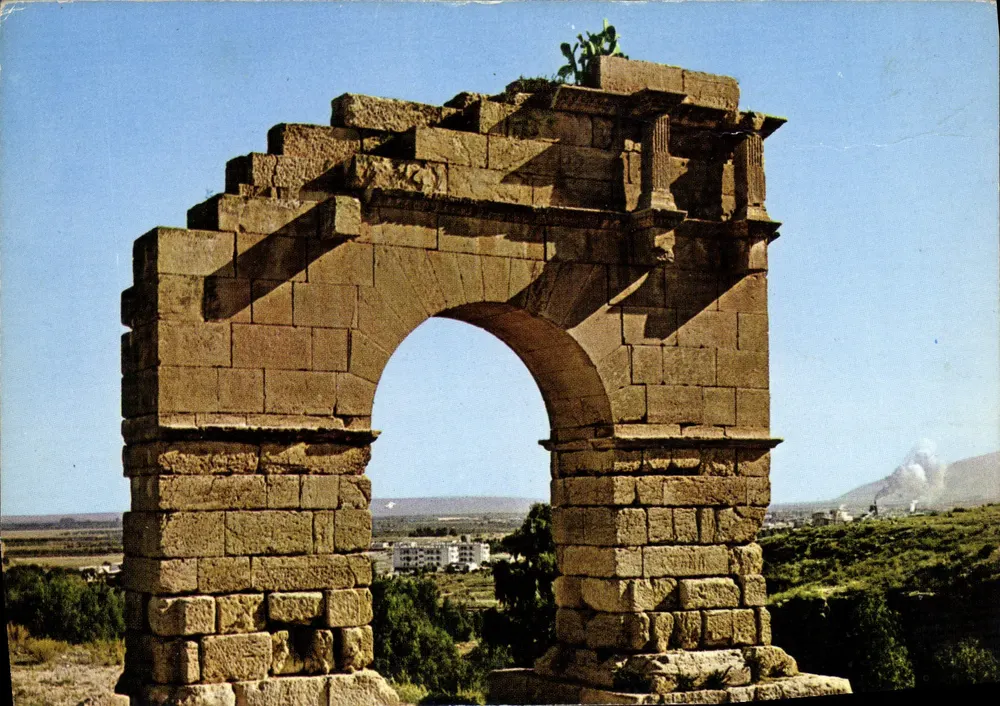 Arco do triunfo romano — Kasserine — editor KAHIA, n° 1624 - Frente