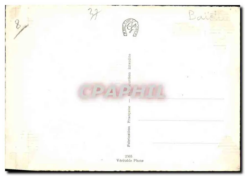 Champeaux (Loir-et-Cher) — O Castelo sobre o Cher — G. Gury - Verso
