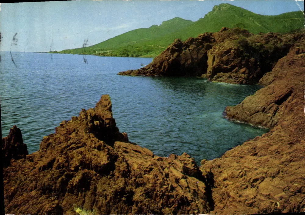 Côte d'Azur — Die Goldene Promenade, die Felsen von Trayas — Éditions d'Art Montluel - Vorderseite