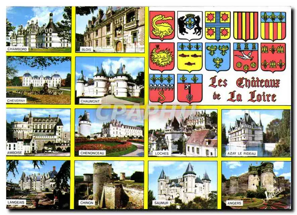 Os Castelos da Loire — Edições Leconte, n° 196 - Frente