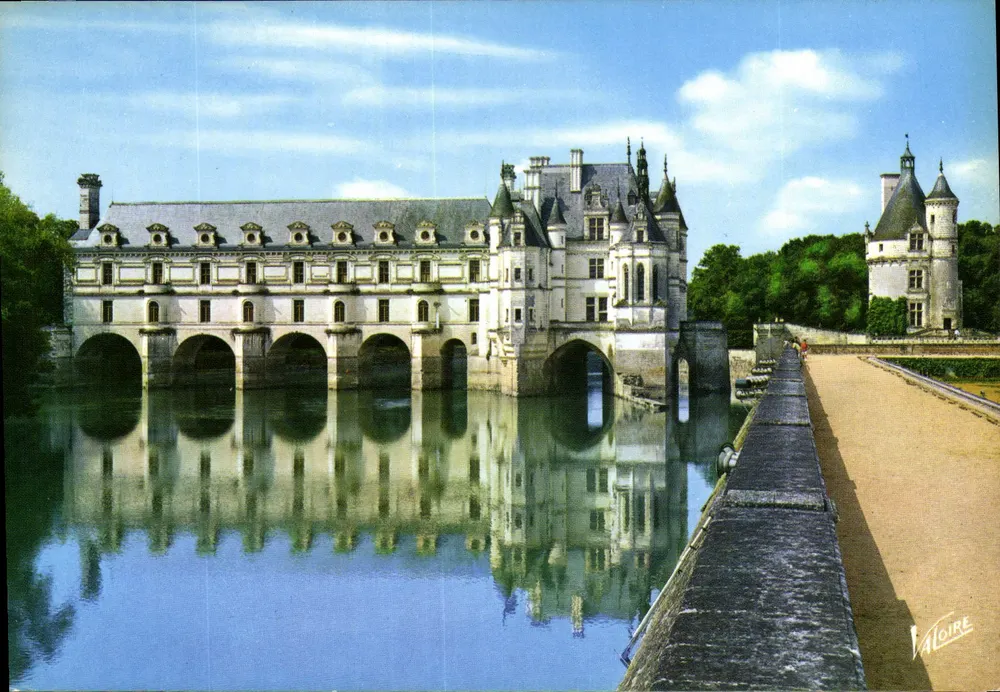 Chenonceaux — Castelo e torre das Marcas — Edições Valoire - Frente