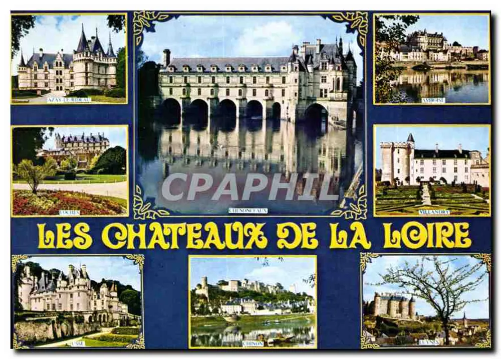 Os Castelos da Loire — Edições e Impressões Combier / Mâcon, n° C3 49998-1-9102 - Frente