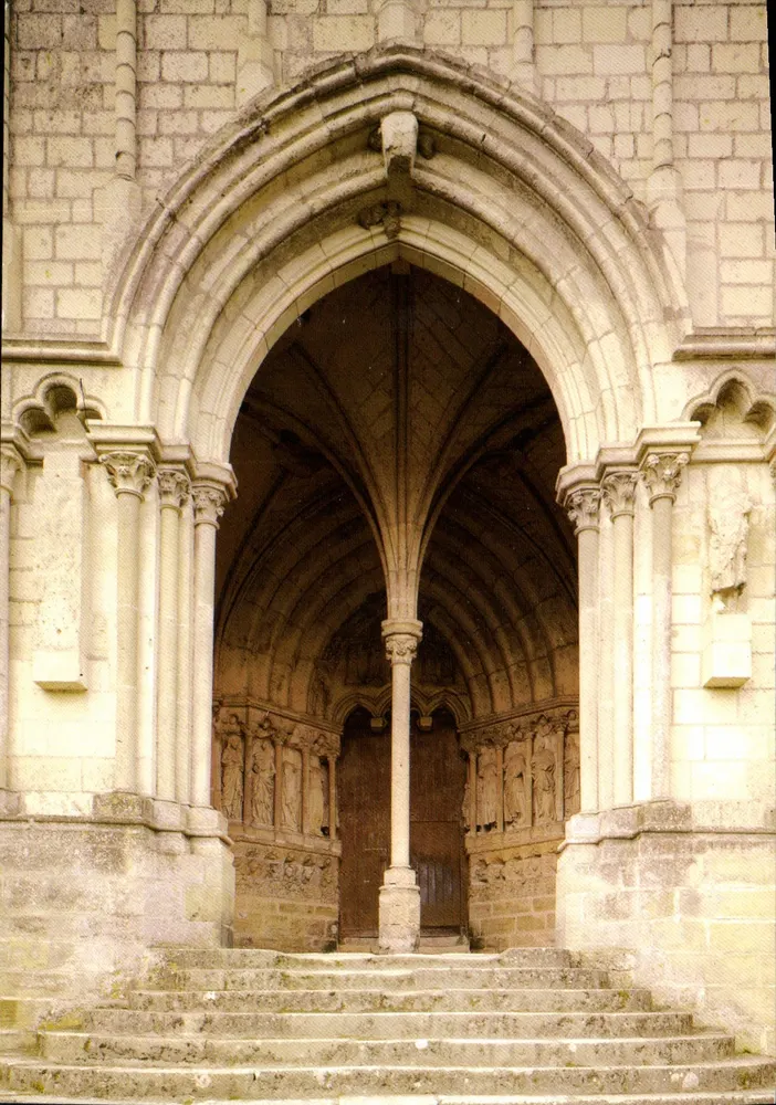 Catedral de Candé-sur-Loire — edifício gótico — editor ARTAUD Frères - Frente