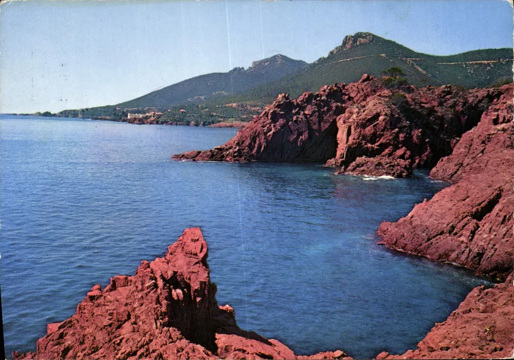 A Corniche d'Or, Rochas do Trayas — Edições d'Art Montillet, n° 6 - Frente