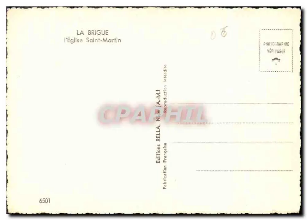 Kruisiging van de 15e eeuw (toegeschreven aan Bréa) — La Brigue, de Kerk van Sint-Maarten — Edities Rella - Achterkant