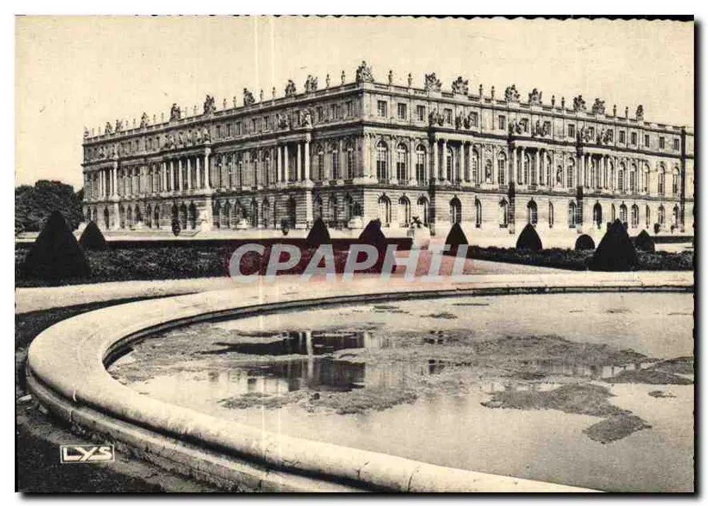 Versailles — Fachada voltada para o parque (Midi) — Edições de Arte 'LYS' n°143 - Frente