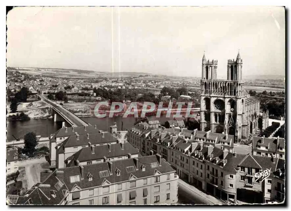 Mantes-la-Jolie — Die Kathedrale, die Seine — Édition GAST - Vorderseite