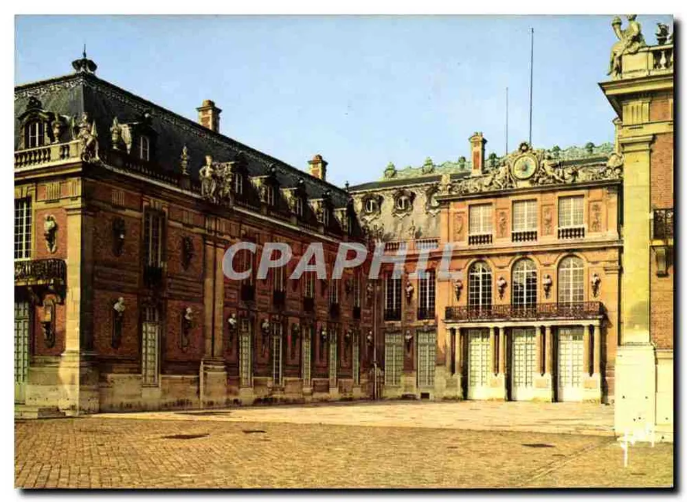 Castelo de Versalhes — Cour de marbre — Edições Jean-Baptiste P. D. M. - Frente