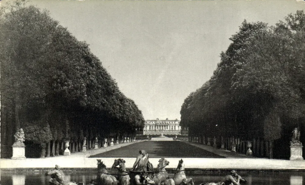 Schloss Versailles — Der Apollo-See und der Grün Teppichweg — Éditions ÉPIC, Paris - Vorderseite