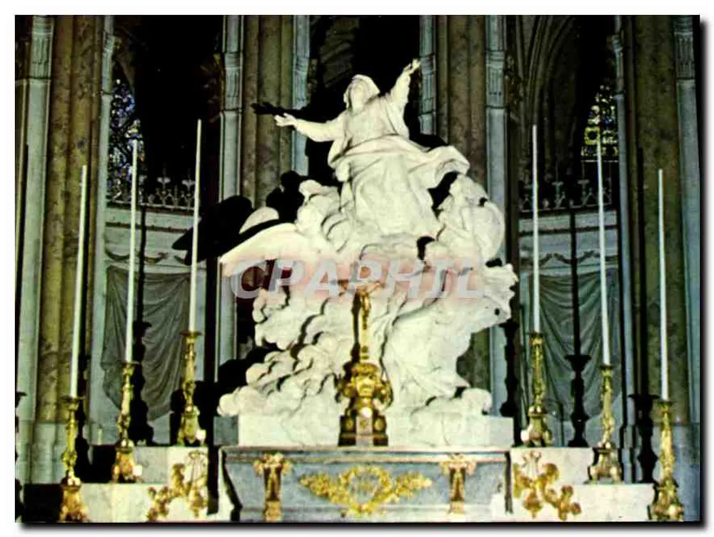 Kathedrale von Chartres — Die Aufnahme der Jungfrau, von Bridan (18. Jahrhundert) - Vorderseite