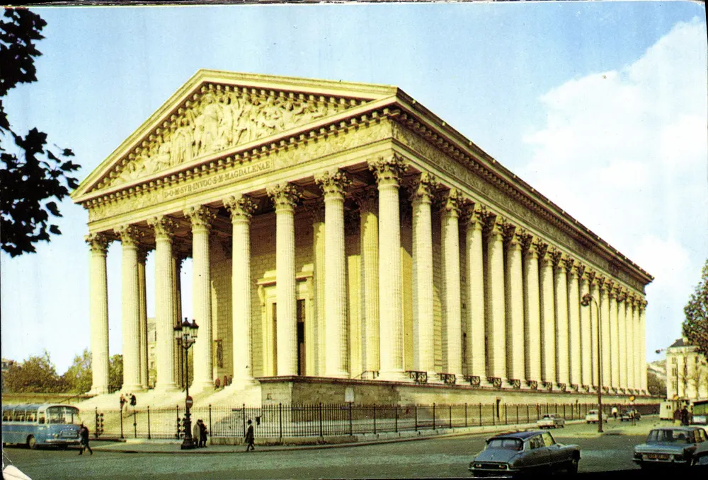Igreja da Madeleine — Paris — Edições Abeille-Cartes - Frente