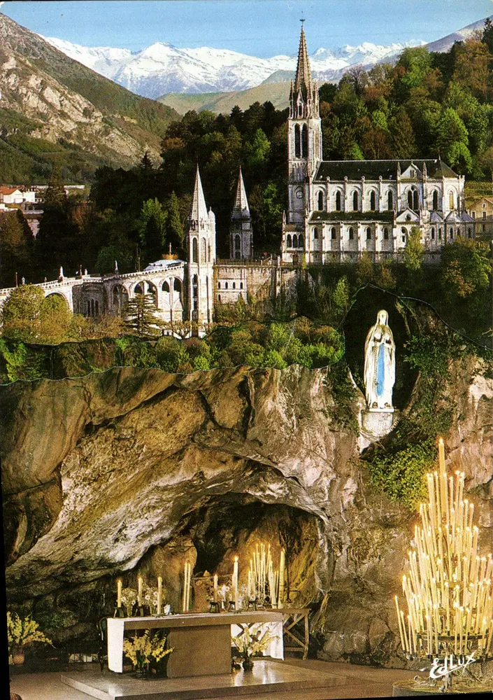 Lourdes — A Gruta e a Basílica — Edição Edluy - Frente