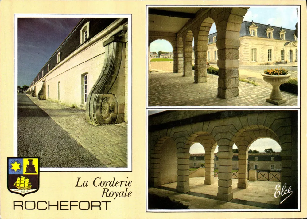 La Corderie Royale — Rochefort — Éditeur Elcée, n° 3265 - Awers