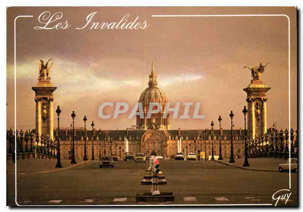 Les Invalides — Pont Alexandre III — Edições 'GLIY' - 2033 - Frente