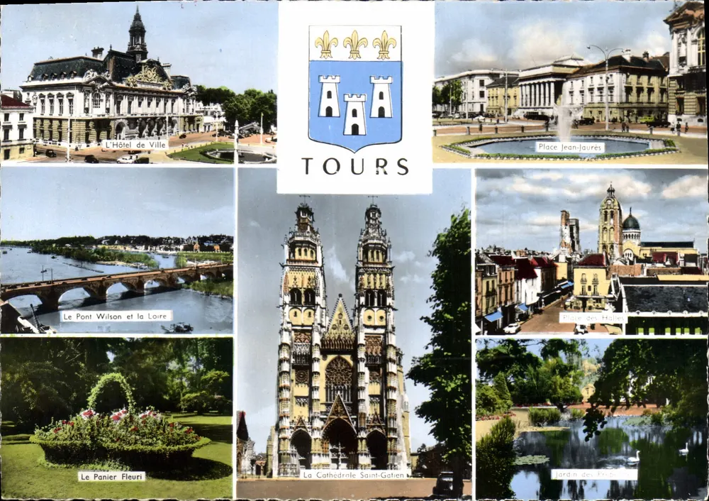 Tours — vista panorâmica — Edições Gaby - Frente
