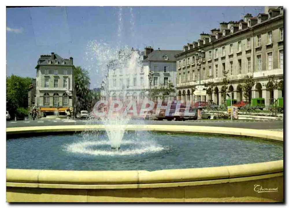 Fontaine da Praça Gramont — Pau — Edições Chouand - Frente