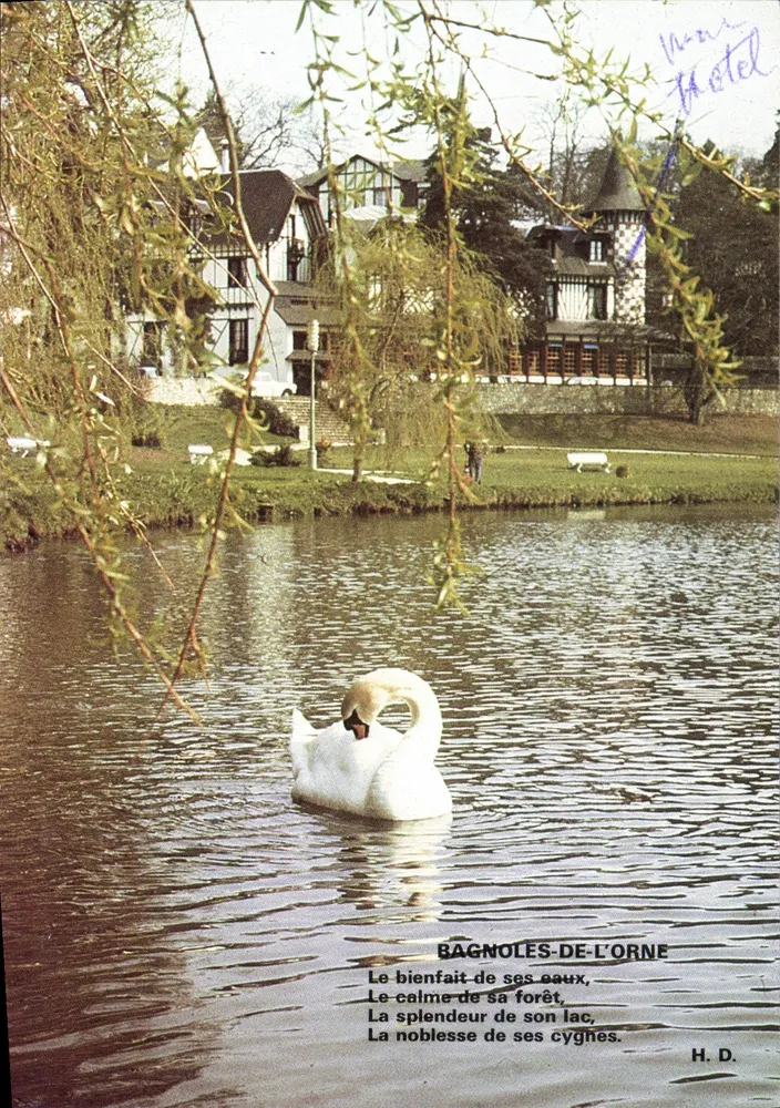 Bagnolles-de-l'Orne — See und Schwäne — H. D. — Éditions Leffevre-Lesse-Lamadeline - Vorderseite