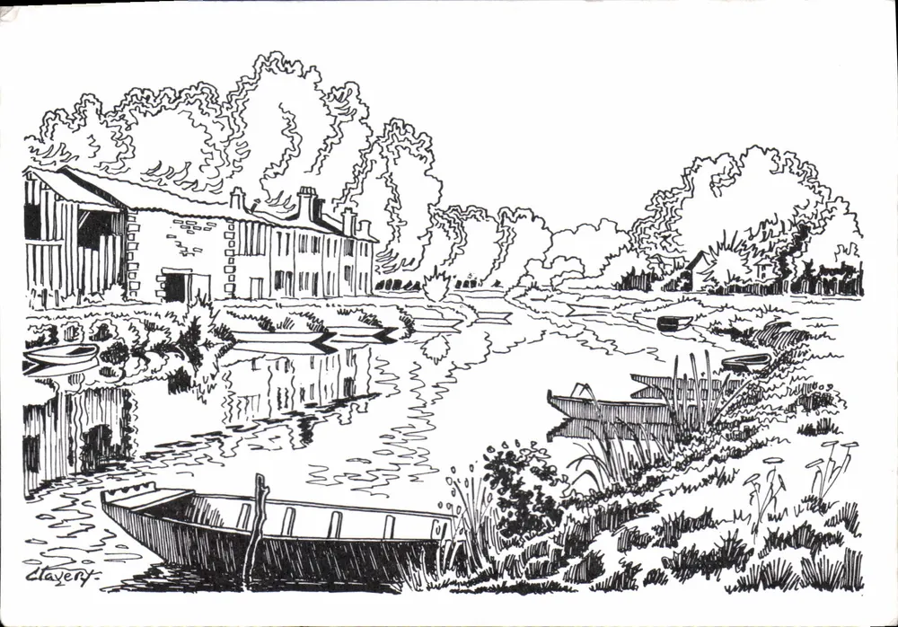 La Mothe-Jacquelin — Disegno di Clavent — Edizioni Imbert-Nicolas, Niort - Recto