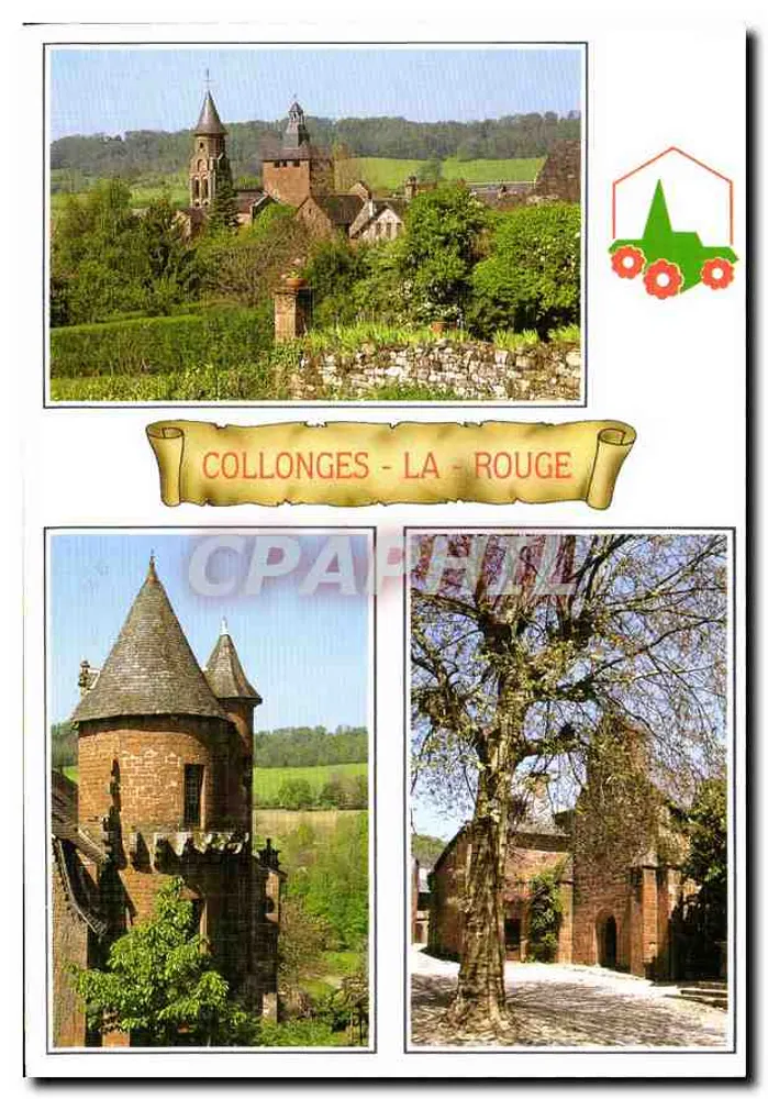 Collonges-la-Rouge — aldeia em tijolo vermelho — Photo Edições BOS - Frente