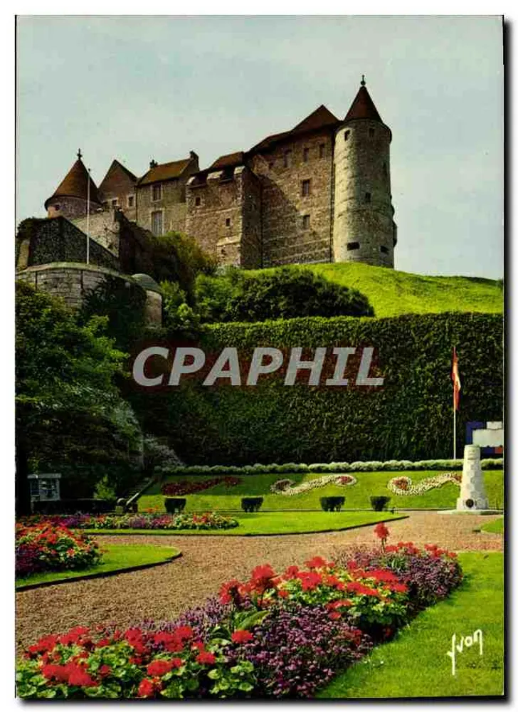 Schloss Dieppe — Panoramablick — Éditions Jean Jaures - Vorderseite