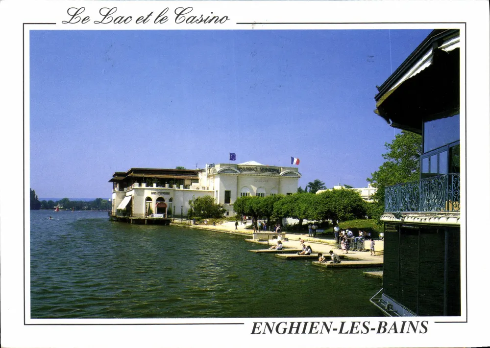 Der See und das Casino — Enghien-les-Bains — Foto: Paul VIARO - Vorderseite