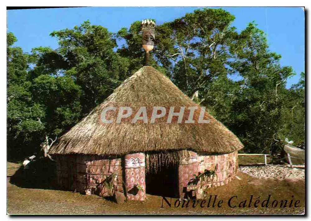 Casa melanesiana em Bourail — Nova Caledônia — Foto Mornabeel - Frente